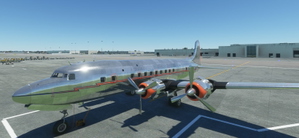 PMDG DC-6B American Airlines passenger - Polished Aluminium (N90723 | 1958) thumbnail 4