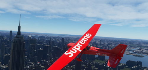 Supreme and LV conglomerate version _ Cessna 172 _ 8K