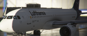 [A32NX] [FBW] Lufthansa Ultra[10k] Without Mask No Text Mirroring with coffee cup (D-AINP) thumbnail 2