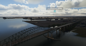 I78 Bridge at Newark Intenational Airport, NJ, USA thumbnail 1