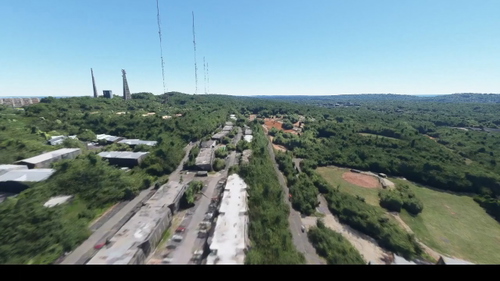 Red Mountain TV. Radio, and Microwave Towers in Birmingham, AL