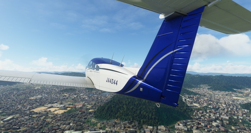 JA4044 for JustFlight PA28R Turbo Arrow IV