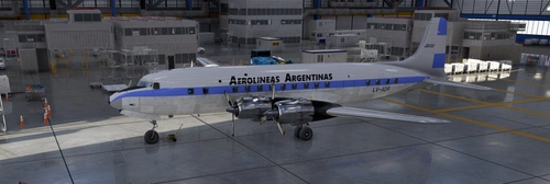 DC-6 Aerolíneas Argentinas