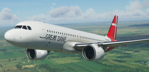 [A32NX] Great Dane Airlines [4K Fictional]