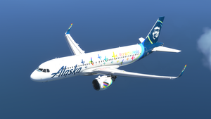 [A32NX] Alaska (Fly With Pride) [8K] - FBW A32X thumbnail 2