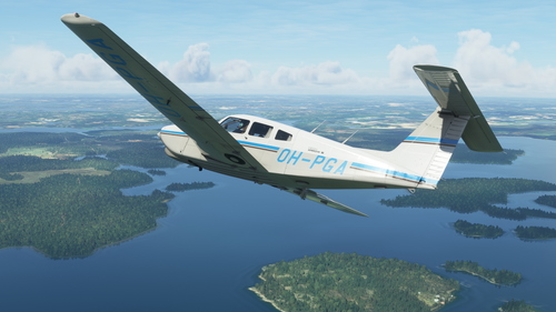 OH-PGA for JustFlight PA-28R Turbo Arrow IV - 2 different variants
