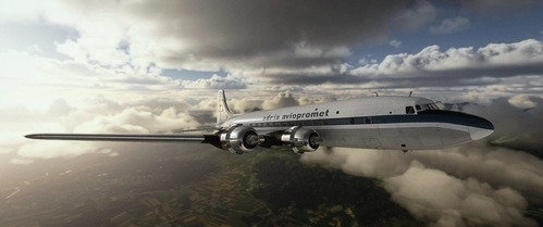 PMDG DC-6B | Adria Airways YU-AFF 8K