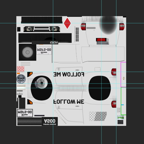 Mitsubishi Pajero - psd template