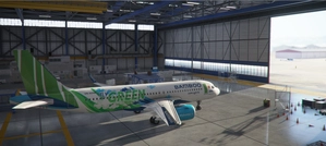 [A32NX] Bamboo Airways - Fly Green Livery thumbnail 1