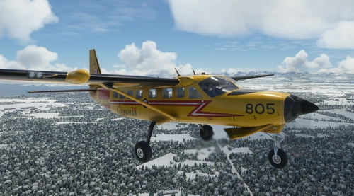 Cessna 208B (NO POD) Royal Canadian Air Force 'Search and Rescue' [4K Fictional]