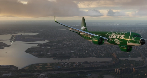 (8K) Jet Blue NY Jets Livery