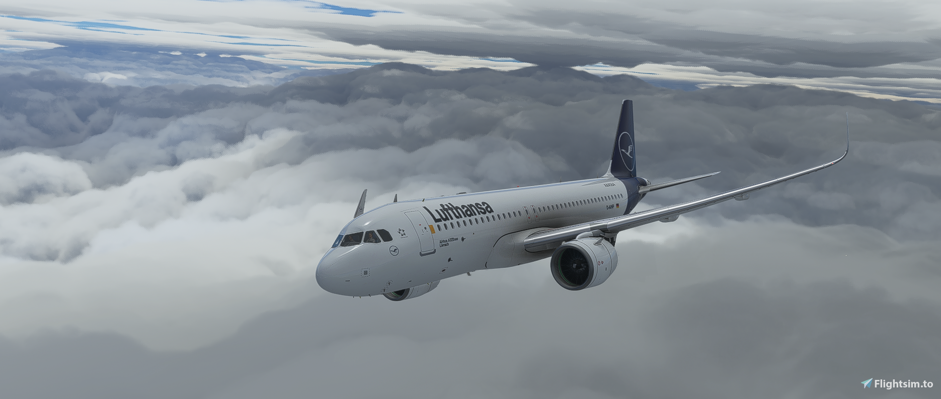 [A32NX] [FBW] Lufthansa Ultra[10k] Without Mask No Text Mirroring with coffee cup (D-AINP) - Image 1
