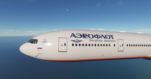 Aeroflot "METAL, GREY and LIGHT GREY" CaptainSim 777-300ER  thumbnail 9