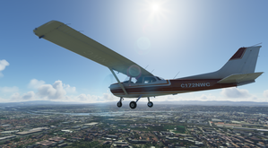 Cessna 172 no wheel fairings thumbnail 6
