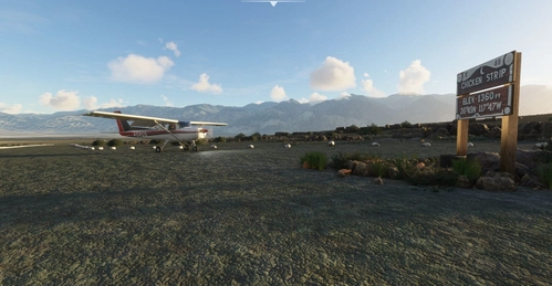 The Chicken Strip - Death Valley's National Parks unofficial airstrip!