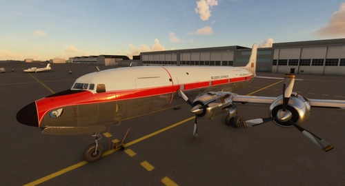 Douglas DC-6 Belgian Air Force KY2/OT-CDB