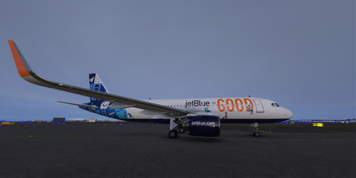 [A32NX] Flybywire 8K Resolution Jetblue [For Good] livery