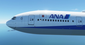 All Nippon Airways / ANA "2010 livery" "JA797A" CaptainSim 777-300ER thumbnail 6