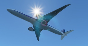 All Nippon Airways / ANA "2010 livery" "JA797A" CaptainSim 777-300ER thumbnail 3