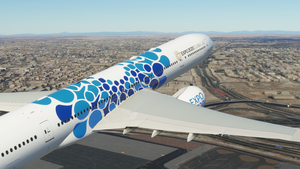 Captainsim B777-300ER Emirates Expo Blue thumbnail 6