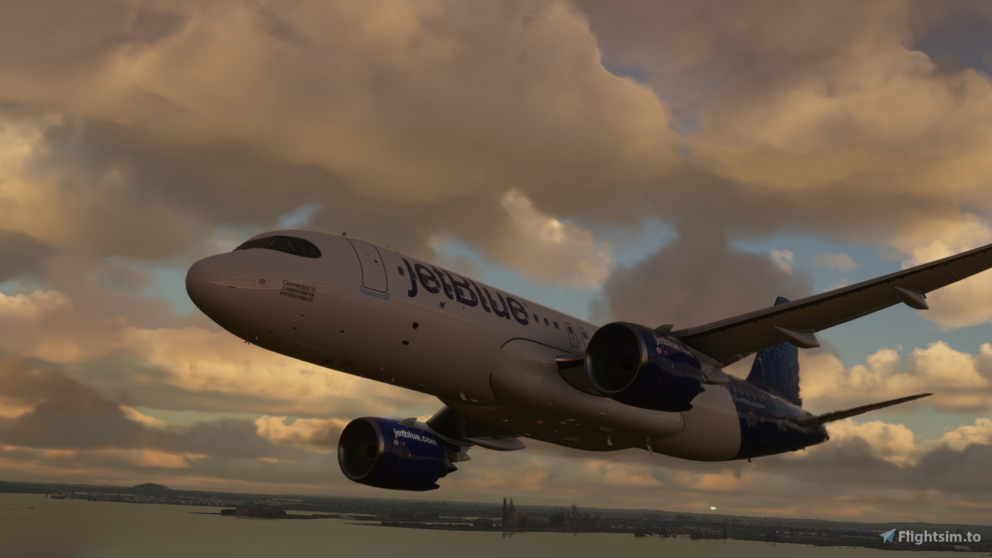 [A32NX] JetBlue Airways Binary Code Livery 8K ultra for Microsoft ...