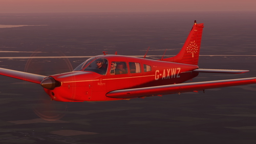  JustFlight PA28R Arrow III - Mulberry G-AXWZ