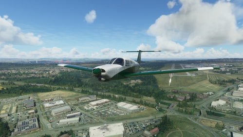 JustFlight Piper P28R Turbo Arrow IV Vintage British Racing Green G-GTRG
