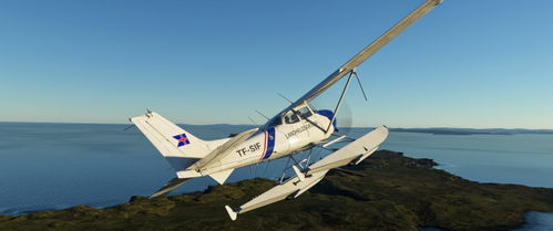 Cessna 172 Amphibian (Classic) - Icelandic Coast Guard TF-SIF - Iceland - fictional