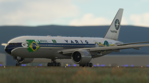 CS-777-200ER PP-VAZ - VARIG RETRO WORLD CUP Fictional Ultra