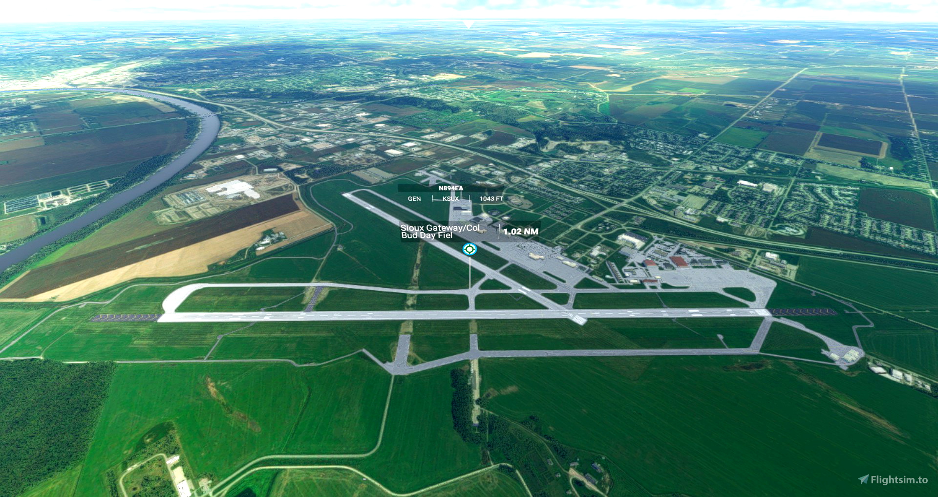 KSUX Sioux Gateway Airport » Microsoft Flight Simulator