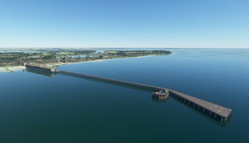 Walton-on-the-naze Pier, Essex,UK. Handcrafted for MSFS