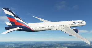 Aeroflot "2019 brand image" (based on A350) CaptainSim 777-300ER thumbnail 9