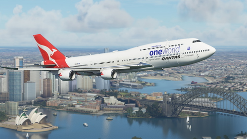 Qantas 2007 One World VH-OEF Ultra