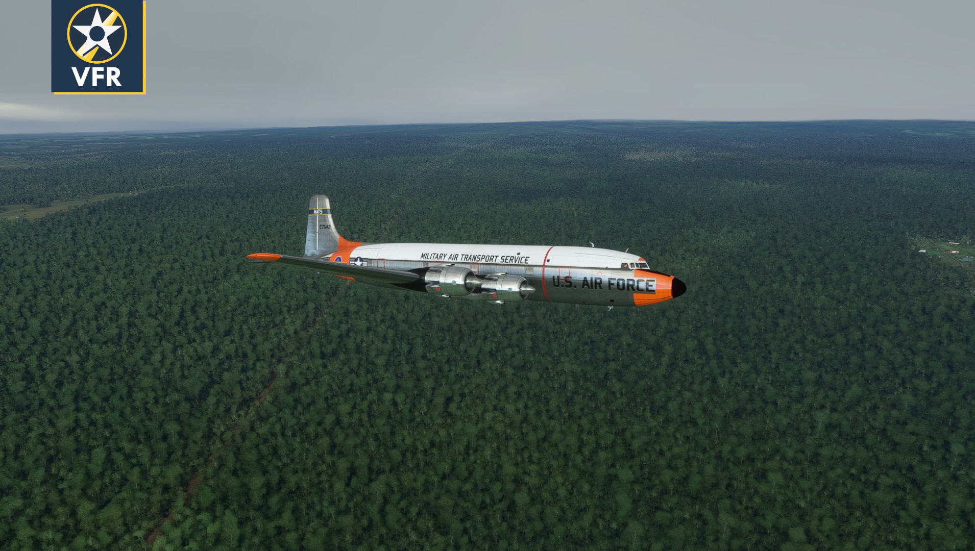 PMDG DC-6A USAF Military Air Transport Service 51-17642 (sn 07642) - Image 1