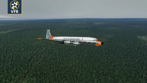 PMDG DC-6A USAF Military Air Transport Service 51-17642 (sn 07642)