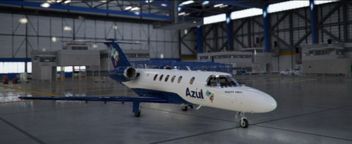Texture Azul Linhas Aéreas Brasileiras CJ4