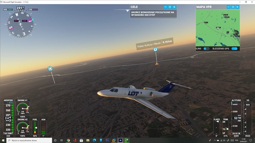 Cessna Citation CJ4 Lot Polish Airlines Livery 8k