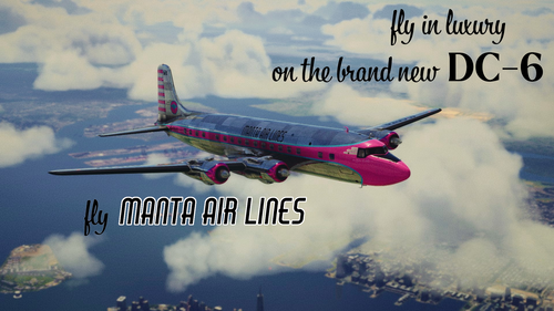 PMDG DC-6B Manta (Fictional)