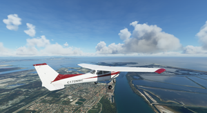 Cessna 172 no wheel fairings thumbnail 7