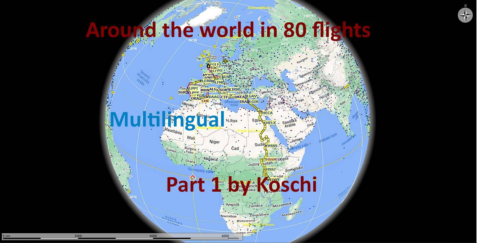 Flight adventure: „Around the world in 80 flights“ RETRO - Image 1