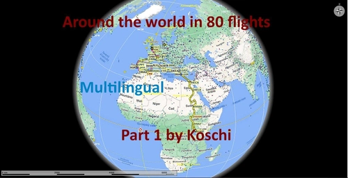 Flight adventure: „Around the world in 80 flights“ RETRO