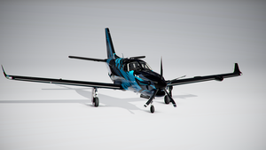 DAHER TBM 930 Blue 8K thumbnail 2