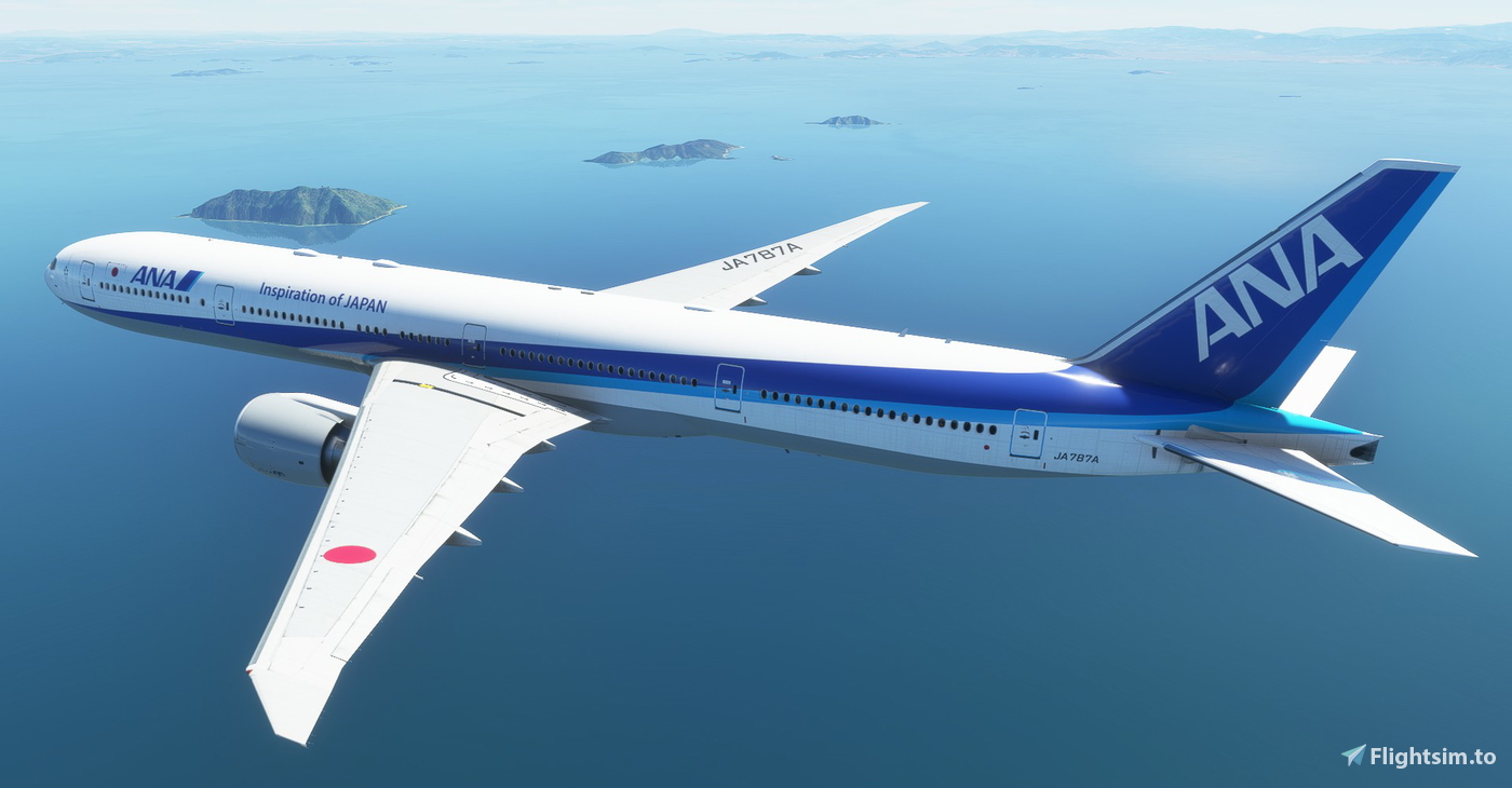JA777 TOMODACHI 下せる B777-300ER