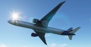 Aeroflot "2019 brand image" (based on A350) CaptainSim 777-300ER thumbnail 6