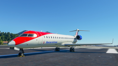 Saurya Airlines CRJ livery