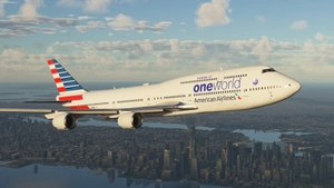 American Airlines One World N9666 Ultra thumbnail 1