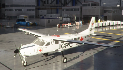 Cessna 208B (NO POD) Red Cross (ICRC) [Fictional]