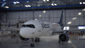 [A32NX] JetBlue Airways Binary Code Livery 8K ultra thumbnail 3