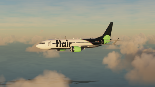 Flair Airlines Boeing 737 MAX - (10K*5K)