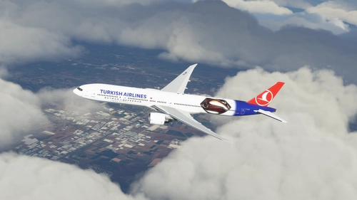 Turkish Airlines BATMAN v SUPERMAN For Captainsim B777-300ER TC-JJN